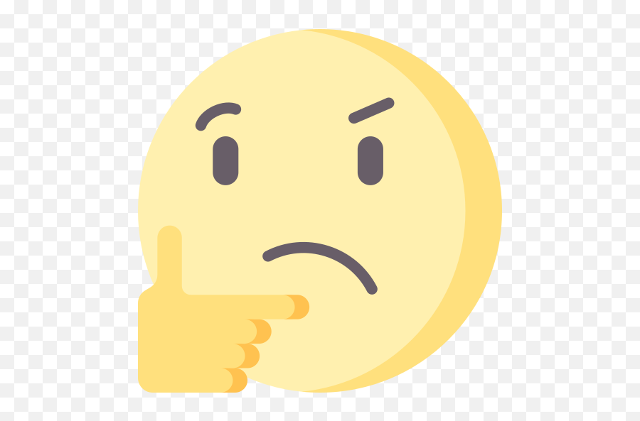 Thinking - Free Smileys Icons Emoji,Discord Thinking Emoji