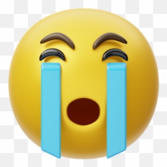 Cry 3d Illustrations Designs Images Vectors Hd Graphics Emoji,Sad Face Emoji For Youtube