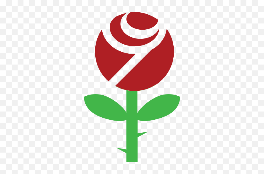 Rose - Windows Rose Emoji,Rose Emoticon Text