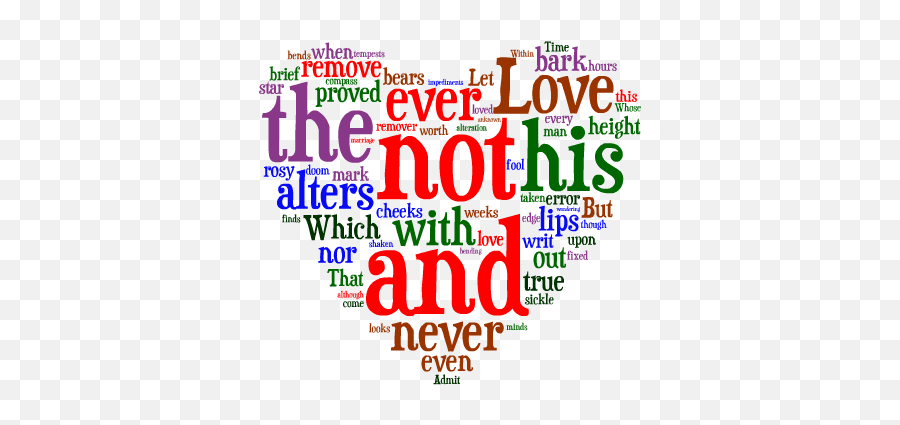 December 2015 - Shakespeare Sonnet 116 Poster Emoji,Emotion Recollected In Tranquility William Wordsworth