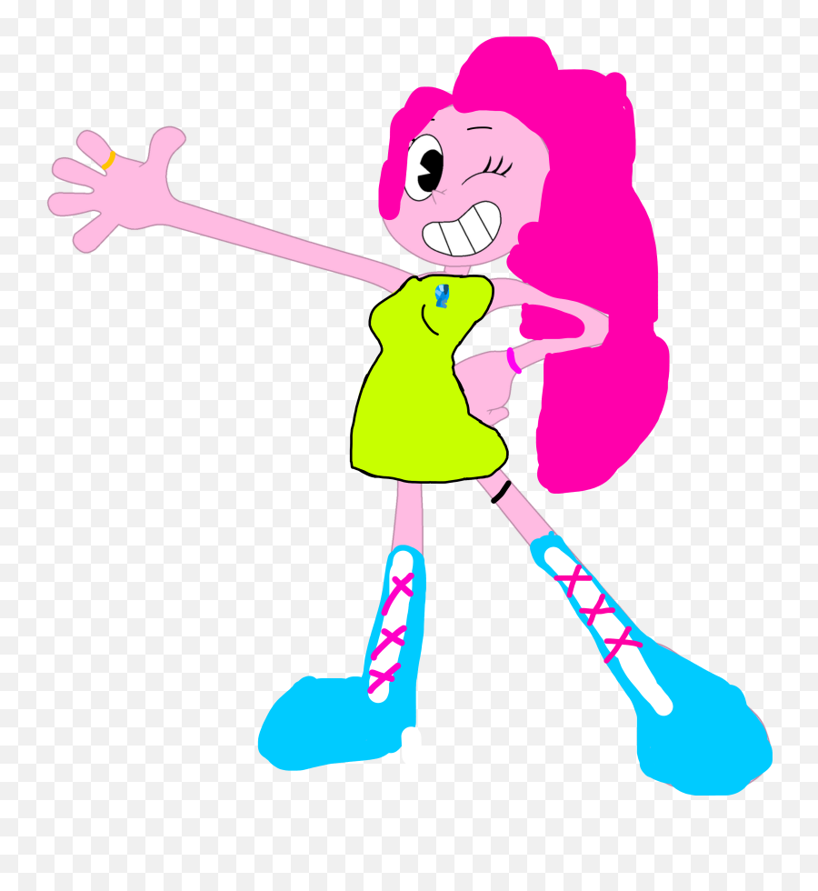 Pinkiepie Gemsona If Sticker - Fictional Character Emoji,Pinkie Pie Emoji