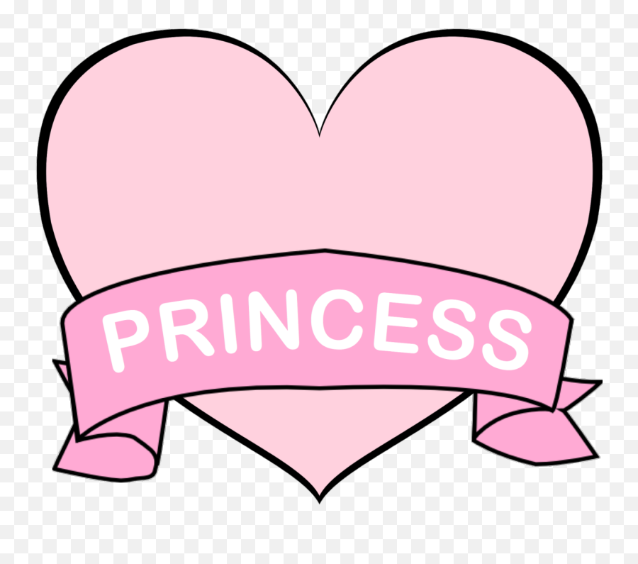 Heart Tumblr Princess Sticker - Png Tumblr Transparent Love Emoji,Princess Emoji Tumblr