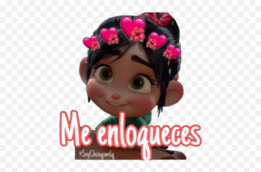 Vanellope Love Whatsapp - Stickers De Vanellope Emoji,Emojis Animados Besito