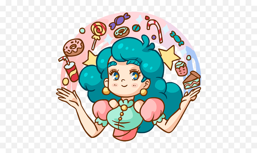 Vk Stickers Sweet Tooth For Free Download Vk Stickers Sweet - Sweet Tooth Stickers Emoji,All Sweets Emojis