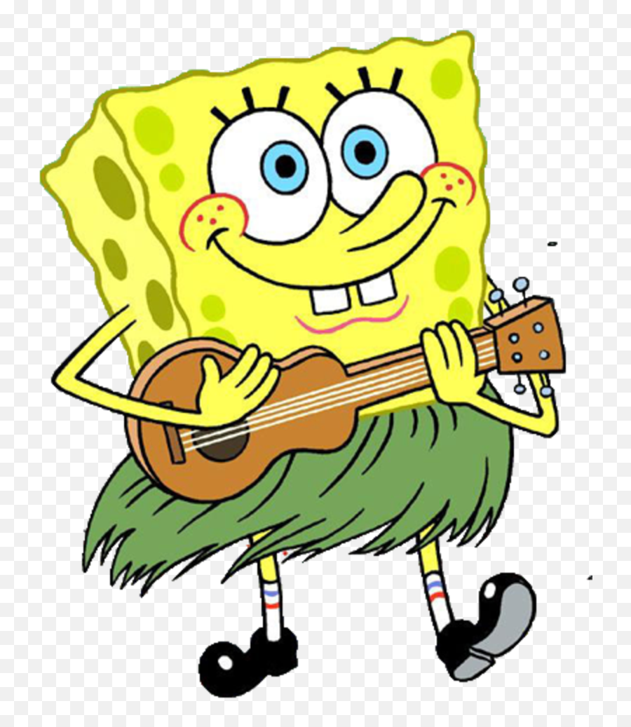 Sponge Bob Png - Bob Esponja Con Ukelele Emoji,Imagenes De Emoticon Con Gafas Gif