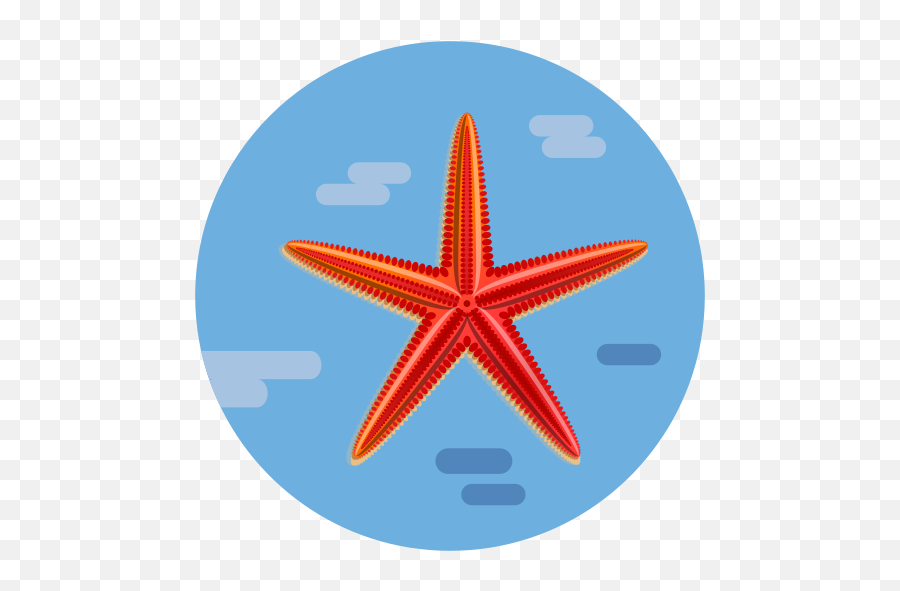 Sea Animal Red Starfish Free Icon Of - Vertical Emoji,Deviant Art Starfish Emoticon