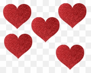 Aplique Glitter Coração Vermelho - Piffer E Cia Coração Vermelho Com Glitter Emoji,Apliques De Emotions Em Eva