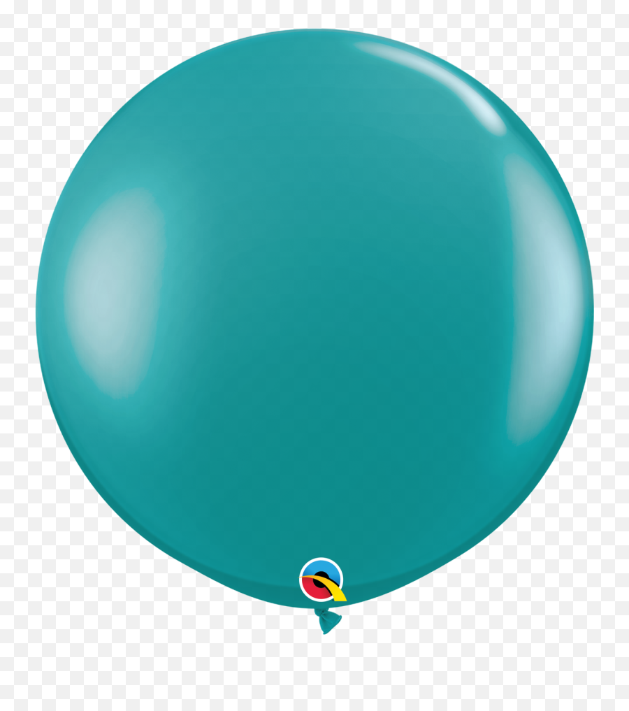 36 Qualatex Jewel Teal Latex Balloons 2 Ct - Globo Azul Caribe Qualatex Emoji,Lg Fiesta Emojis In Contact
