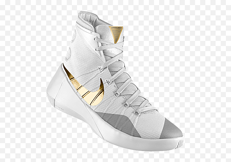 Basketball Shoes Nike Shoes - Hyperdunk 2015 White And Gold Emoji,Shoe Up Dance Emoji