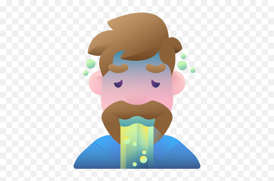 Vomit - Fictional Character Emoji,Google Hangouts Emoji Puking