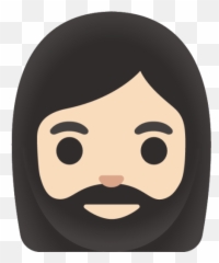 Light Skin Tone Emoji - Beard,Images Of Cop Emojis With Sunglasses And Mustaches Beards