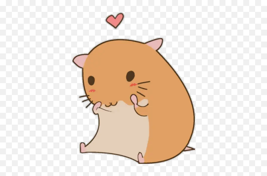 Sticker Maker - Hamsterlove You Make Me Happy Gif Emoji,Mouse Kawaii Emoticon