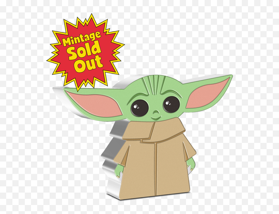 Chibi Coin New Zealand Mint - Baby Yoda Chibi Coin Emoji,Disney Pin Star Wars Emoji