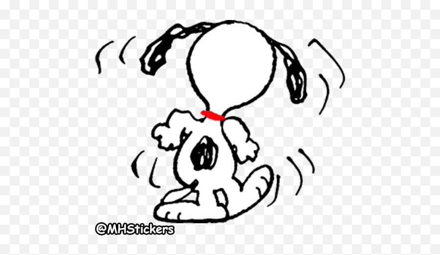 Snoopy Stickers - Live Wa Stickers Peanuts Comic Snoopy Dance Emoji,Snoopy Crying Emoji