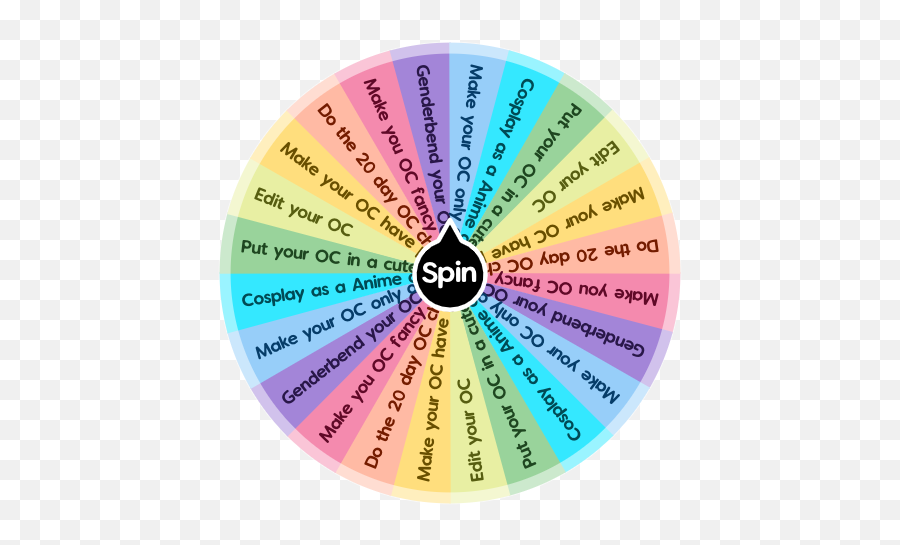 Gacha Oc Challenge - Never Have I Ever Spin Wheel Emoji,Emoji Challenge Oc