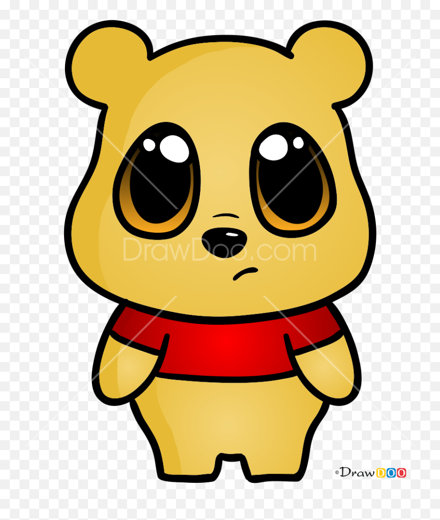 How To Draw Cartoon Bear 1 Chibi - Easy Drawings Of Cute Teddy Bear Emoji,Drawing Emoji \bear
