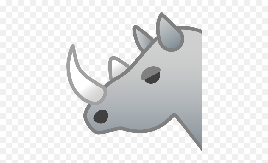 Icon Of Noto Emoji Animals Nature Icons - Rhino Emoji,Emojis And Nature