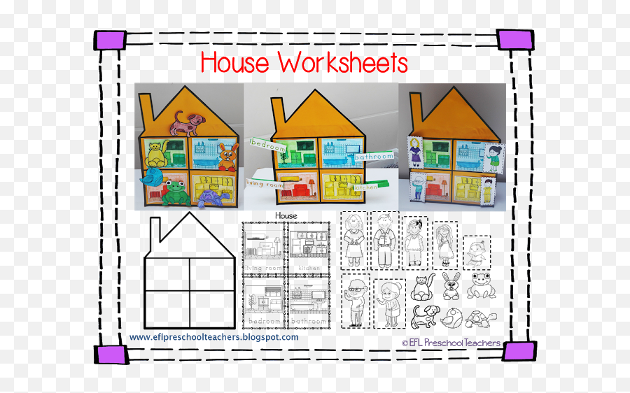 House - My House Activities For Preschoolers Emoji,Emotions Patterns Activity Pre K Worksheets