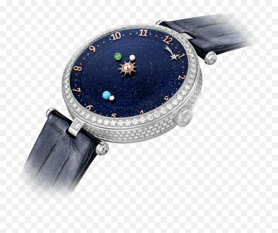 Lady Arpels Planétarium Watchpearly Alligator Square Scale Emoji,Emotions Watching