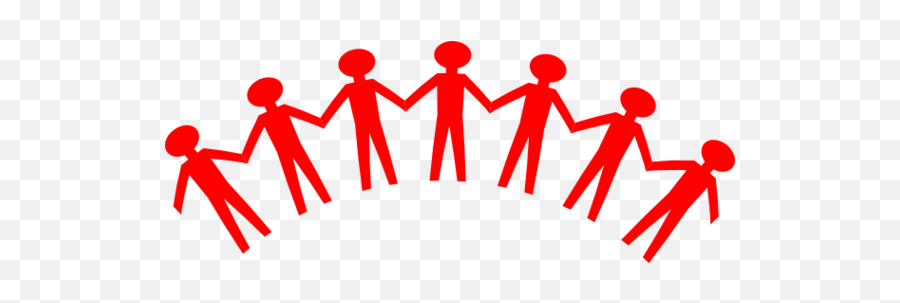 Red People Holding Hands - Clip Art Library Emoji,Emoticon Beijo Whatsapp