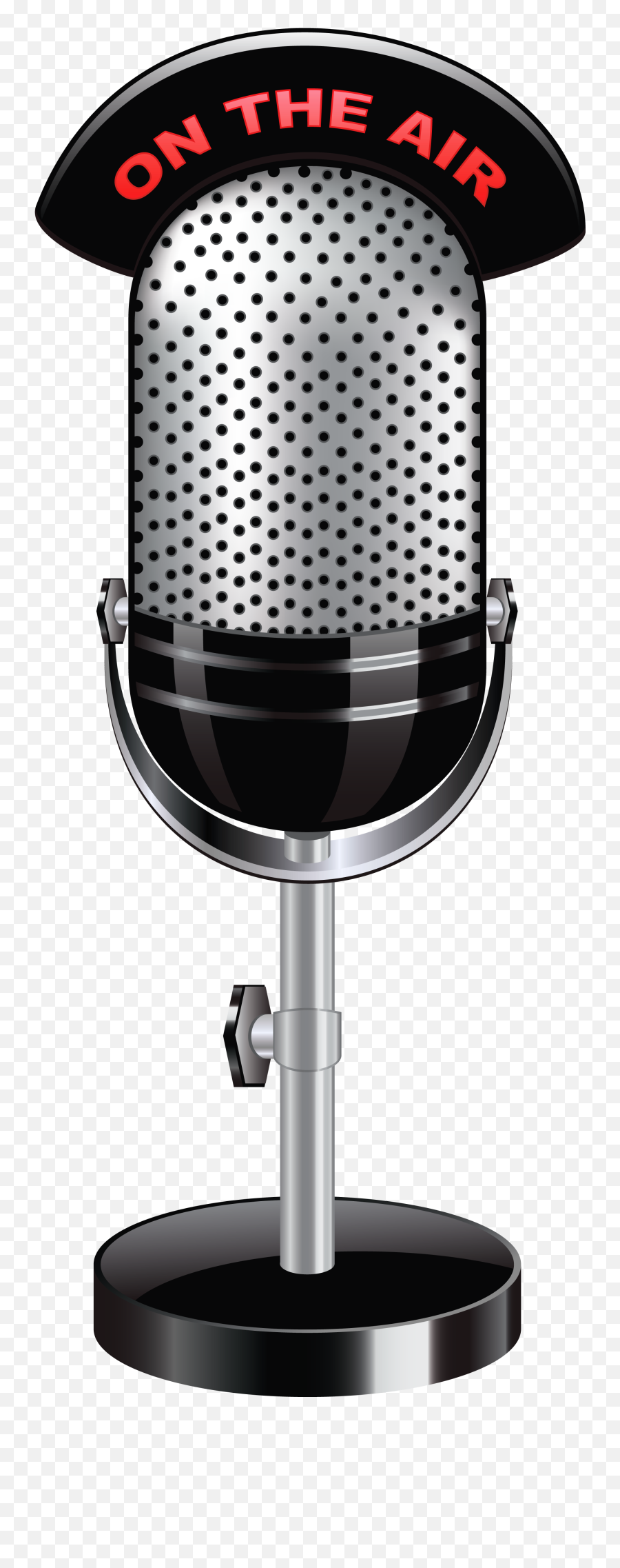 Microphone Transparent Vintage Microphone And Stand Emoji,E Emoji Png Transparent Background