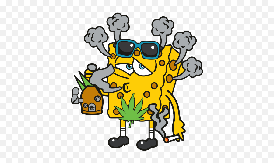 Spongebob Smoking Svg Spongebob Cartoon Svg Spongebob Emoji,Spongebob Bird Emoticon
