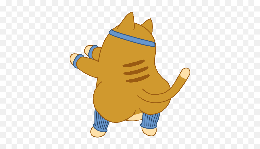 Teodor Exercise Transparent Background - Teodor Cat Emoji,Fat Cat Emoji