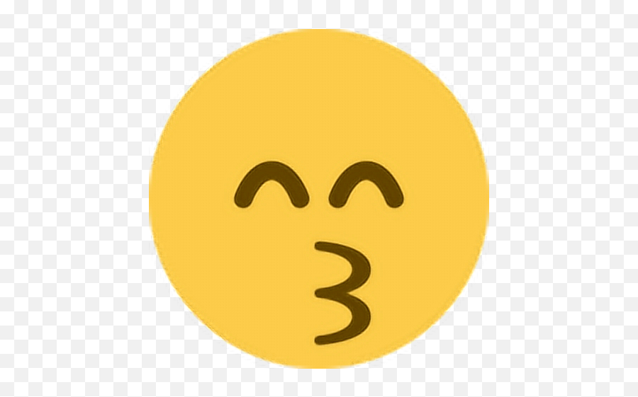 Whistling Happy Emoji Emoticon Sticker - Kissing Face With Smiling Eyes Emoji,Whistling Emoji