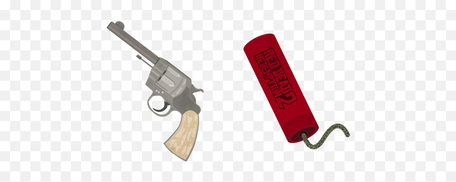 Custom Cursor - Rdr2 Double Action Revolver Emoji,Gun Emoji Change