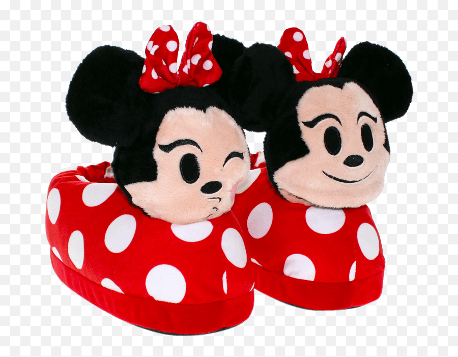 Minnie Mouse Emoji Flipemz Slippers - Happy,Minnie Emoji