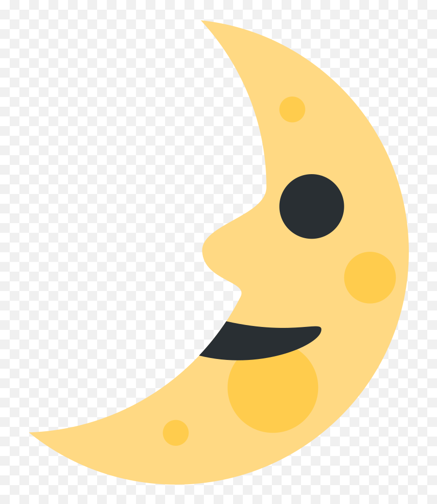 First Quarter Moon Face Emoji - What Emoji,Eyebrow Look Emoji