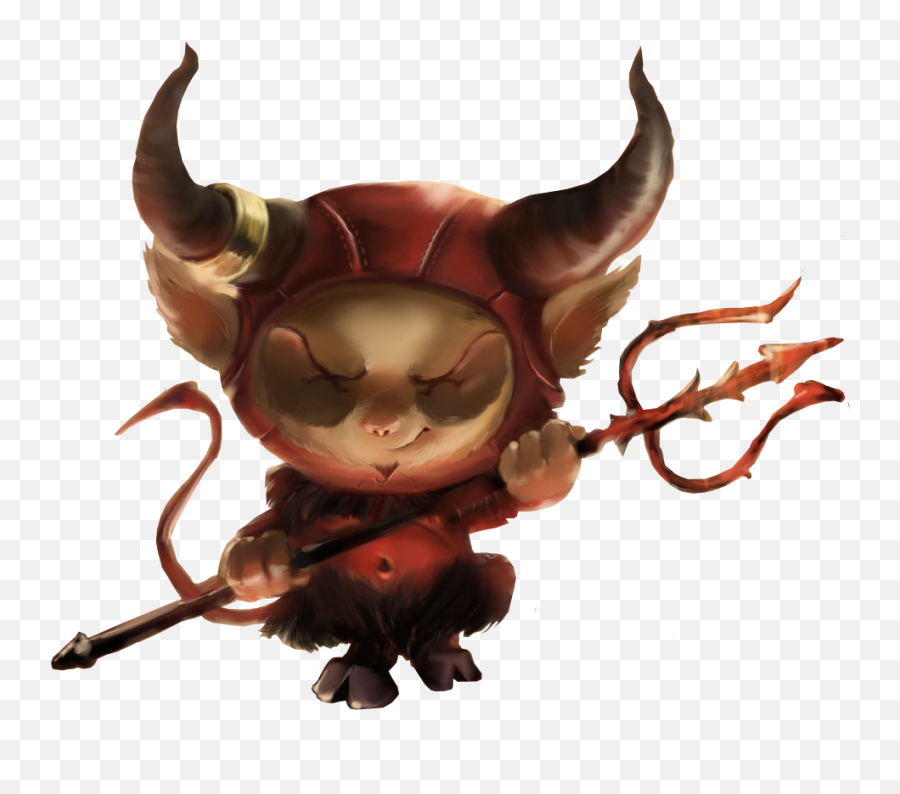 Download Devil Teemo Clipart - Devil Teemo Png Png Image Emoji,Devil Horns Tan Skin Emoji