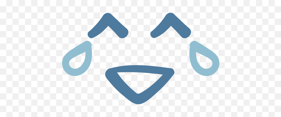 Cry Emoji Emoticon Happy Laugh Smile Free Icon Of Emoji - Laugh Doodle Icon,Laugh Emoji