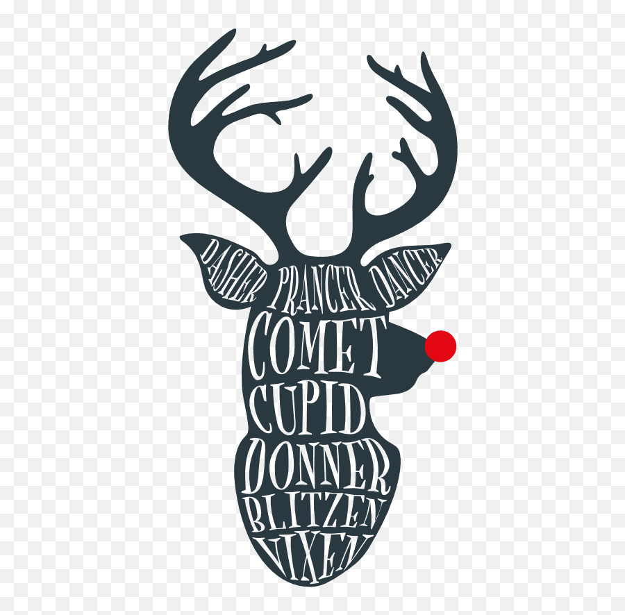 Reindeer Head - Free Svg Files Svgheartcom Emoji,Cupid Wings Emoji