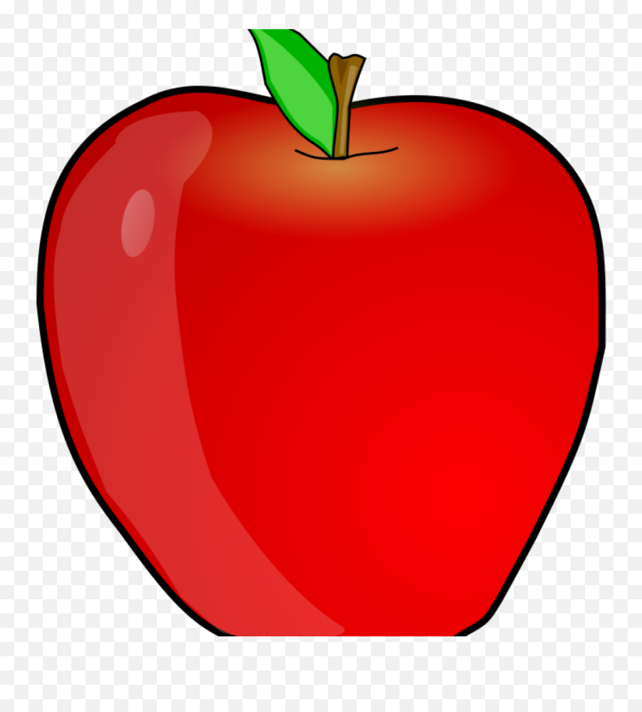 Apple Cliparts Free Apple Clipart At Getdrawings Free - Transparent Apple Clip Art Emoji,Peach Emoji No Background