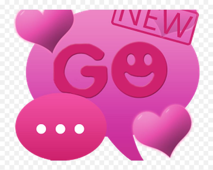 Theme Hearts For Go Sms Pro Apk - Happy Emoji,Go Sms Iphone Emoji