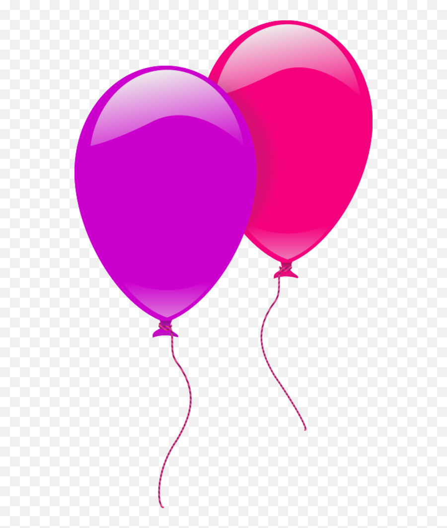 Free Party Balloons Pictures Download Free Clip Art Free - Pink And Purple Balloons Png Emoji,Emoji Party Balloons