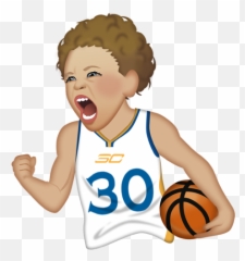 Riley Curry Rules Stephenu0027s Emoji App Thepostgamecom - Nike Basketball Cartoon,Iphone Basketball Emoji