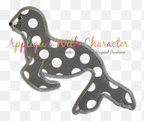 Ocean Seal Applique Design - Soft Emoji,Emoji Applique