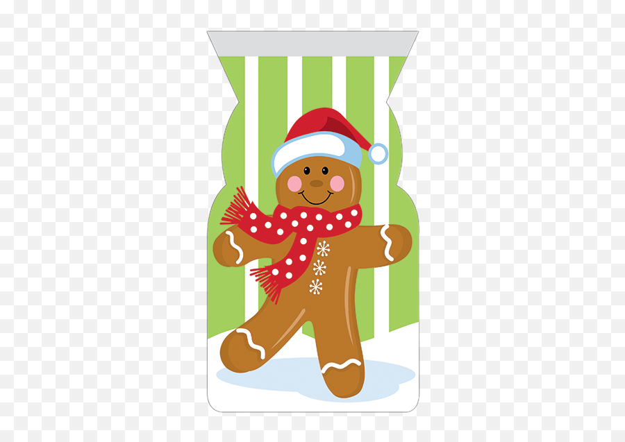 Gingerbread Man Zipper Treat Bag - Fictional Character Emoji,Diy Emoji Bag