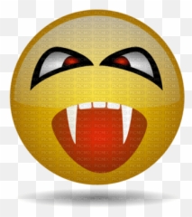 Smiley Vampire - Vampire Smiley Png Emoji,Vampire Emoticon Facebook