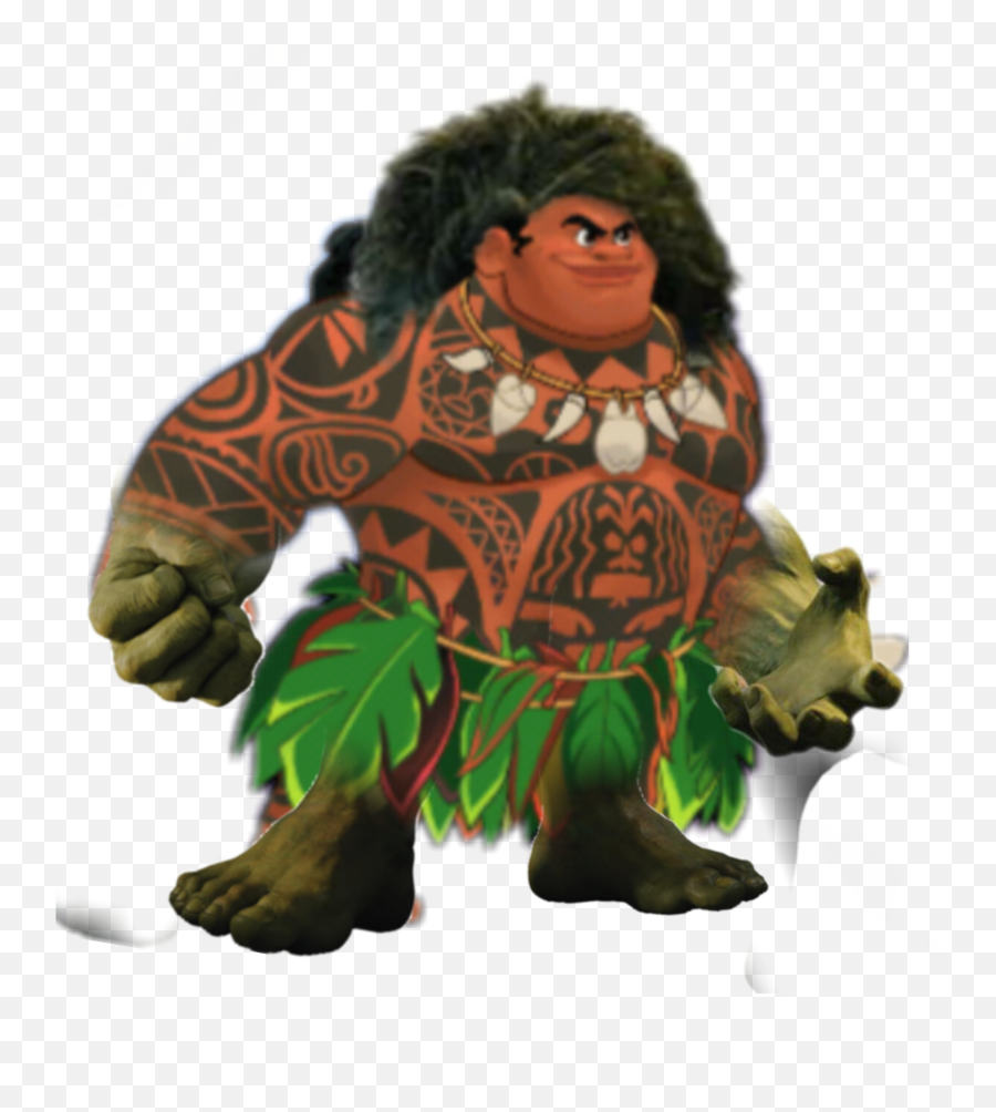 Hulk Maui Moana Sticker By Wreck It Ralph - Hulk Maui Emoji,Maui Emoji Hulk Maui Moana Sticker By Wreck It Ralph - Hulk Maui Emoji,Maui Emoji