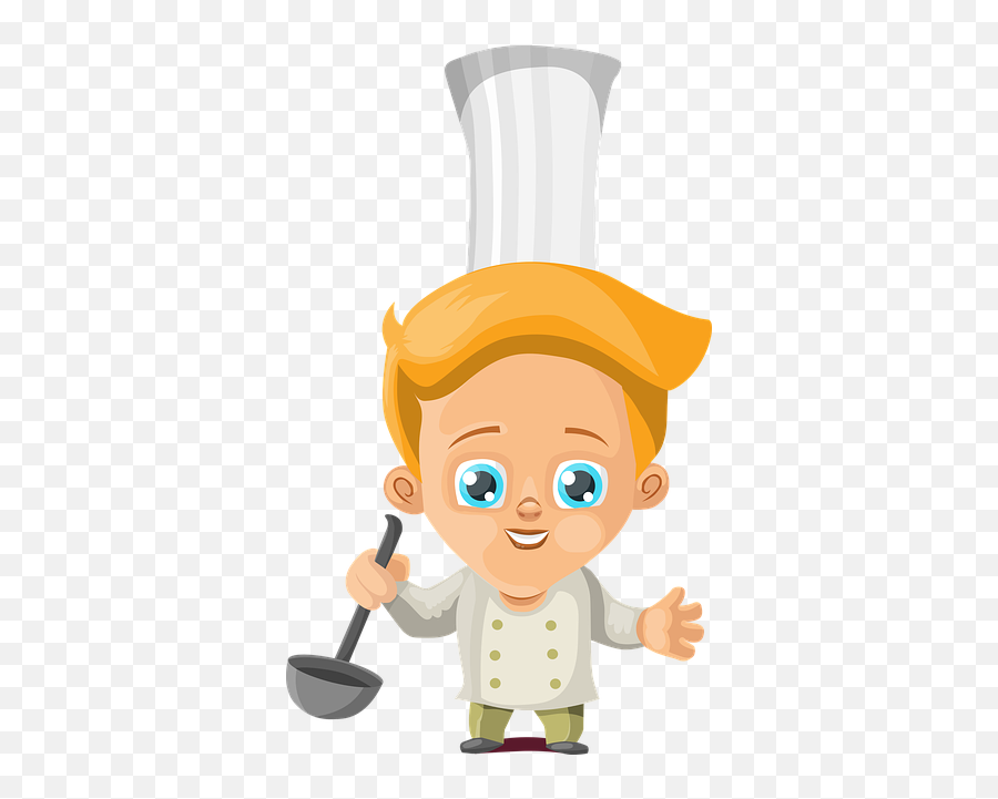 Cook Boy Cooking Kitchen Chef - Little Boy Chef Png Emoji,Images Of Chef Emotion Faces