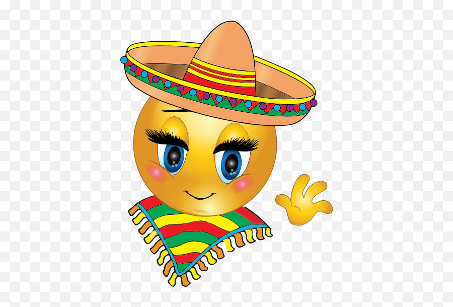 Free Smiley Girl Cliparts Download Free Clip Art Free Clip - Mexican Smiley Face Emoji,Amnimated Emoticons Girls
