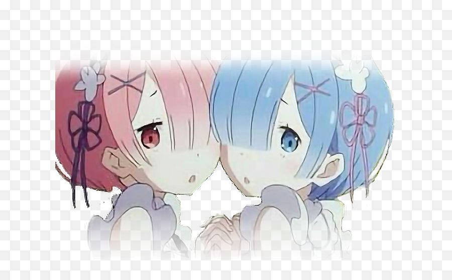 Zero Rem Ram Anime Sticker - Rem Re Zero Gif Png Emoji,Rem Re Zero Emoji