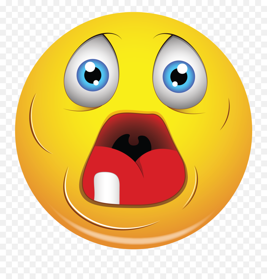Scared Face Png - Clipart Melodramatic Transparent Png Dumb Face Emoji,Scared Face Emoji