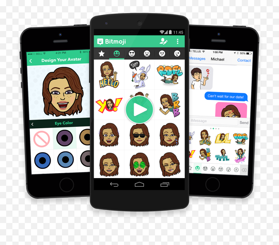 Aplicativo Permite Que Usuário Crie O Seu Próprio Emoji - E Add A Mask To Your Bitmoji,O Emoji