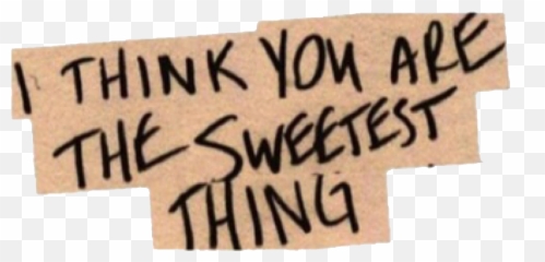 Black And White Aesthetic Png - Brown I Think You Are The You Are The Sweetest Thing Png Emoji,Black Emojis Aesthetics