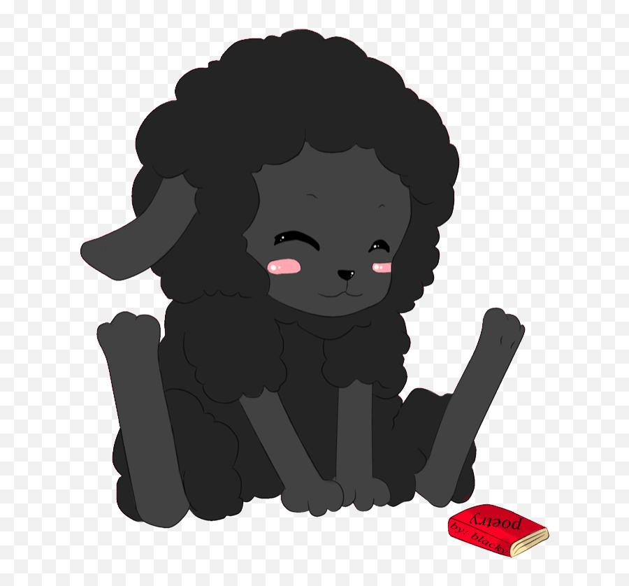 Black Sheep Stickers For Android Ios - Transparent Black Sheep Cartoon Emoji,Sheep Emoji