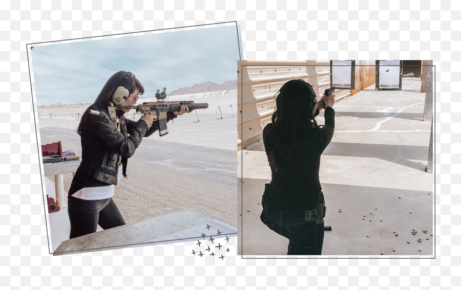 Women And Gun Lifestyle - Gunshot Emoji,Gatlin Gun Emoticon